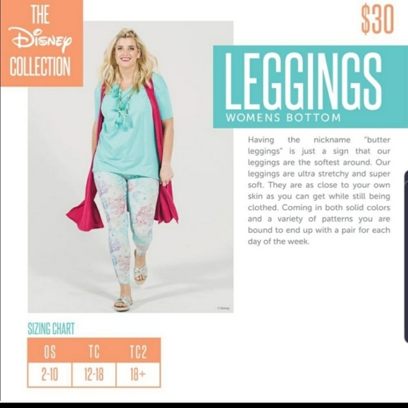 NIP TC2 DISNEY LULAROE LEGGINGS MICKEY MOUSE - Picture 5 of 5